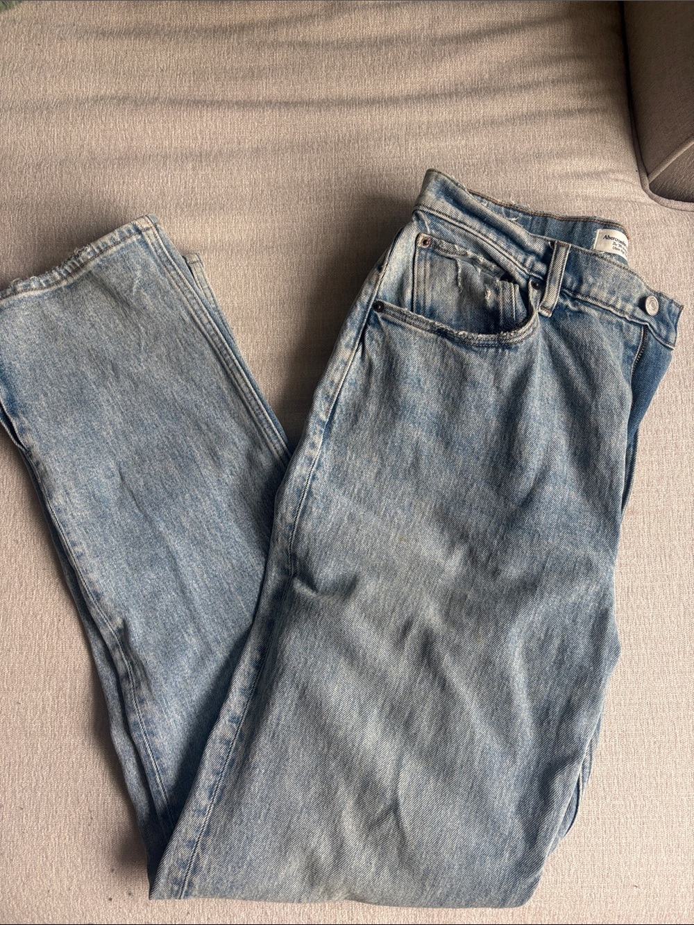 Abercrombie Light Blue Women’s Classic Straight Jeans